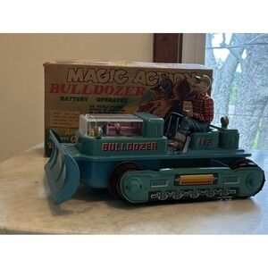 Nomura T.N. Magic Action Bulldozer with Box Works